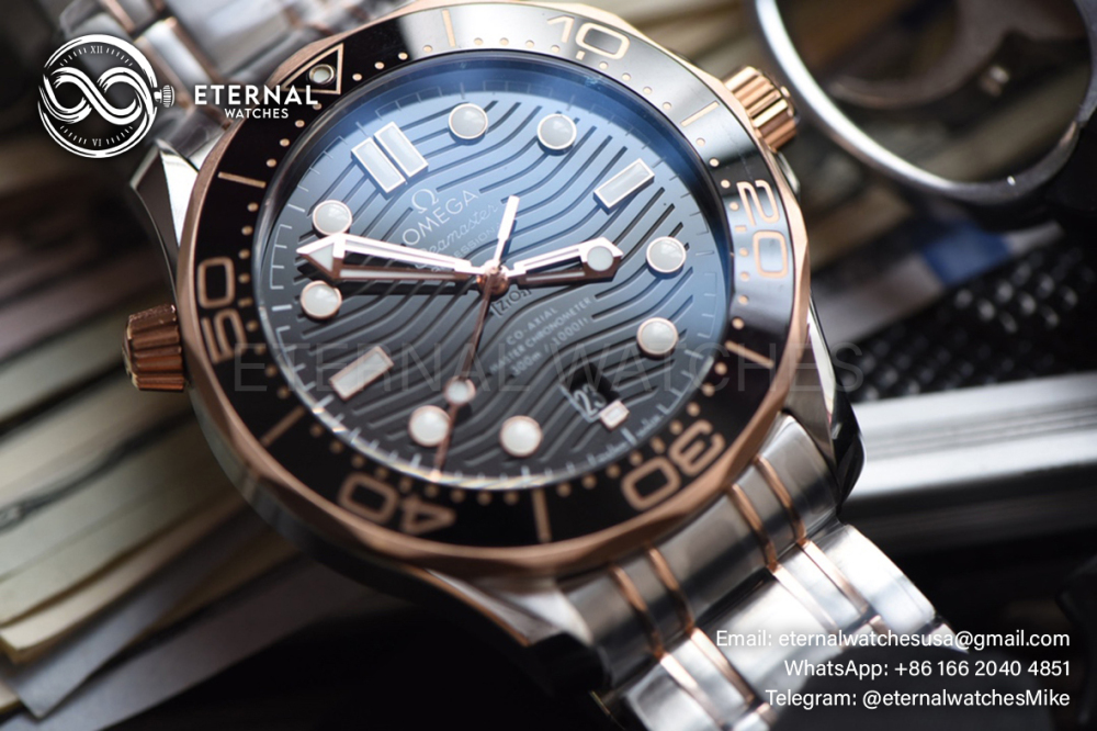 OMEGA - Seamaster 300m RG/SS Black VSF VS8800