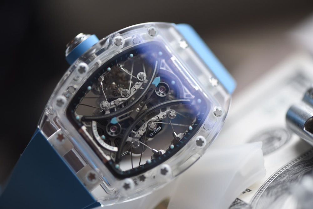 RICHARD MILLE - VAUCHER SUPER CLONE RM53-02 Tourbillon Sapphire Blue