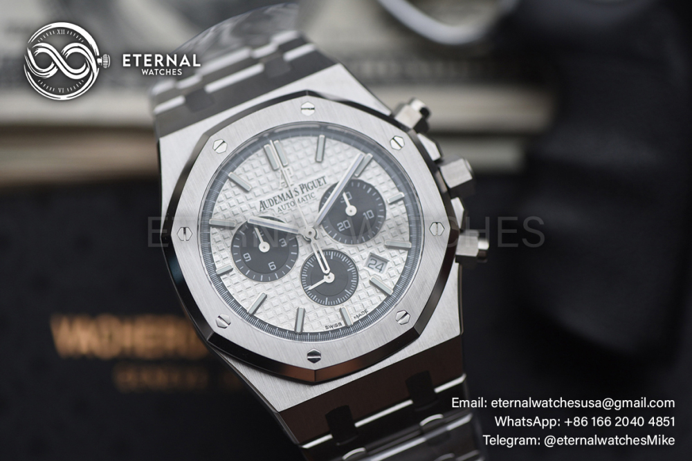 AUDEMARS PIGUET - Royal Oak Chrono 26331ST 41mm SS/SS White/Blk APSF DD4801