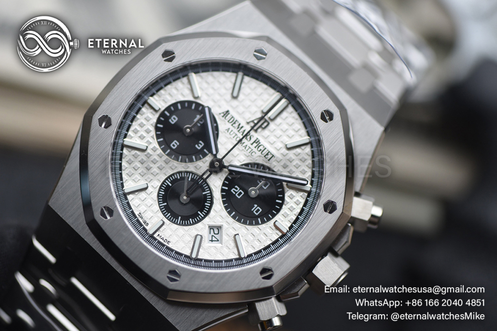 AUDEMARS PIGUET - Royal Oak Chrono 26331ST 41mm SS/SS White/Blk APSF DD4801