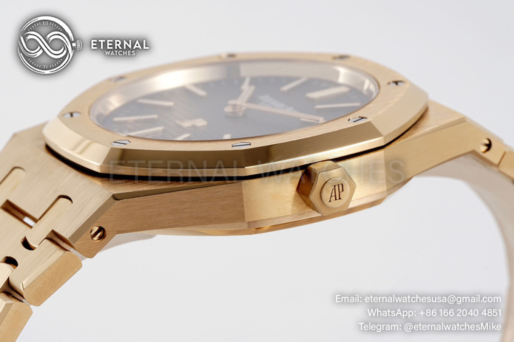 AUDEMARS PIGUET - Royal Oak Jumbo Extra Thin 39mm 16202 RG/RG Grey Dial ZF A7121