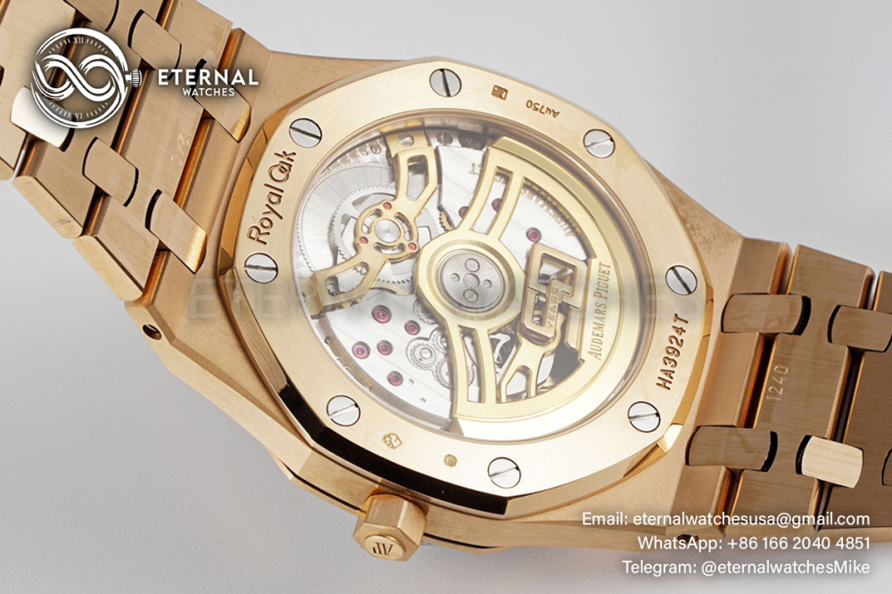 AUDEMARS PIGUET - Royal Oak Jumbo Extra Thin 39mm 16202 RG/RG Grey Dial ZF A7121