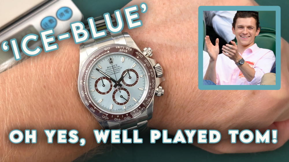 ROLEX - SUPER CLONE Daytona 126506 40mm SS/SS Ice-Blue/Stk VSF DD4131 (Weight Adjusted)