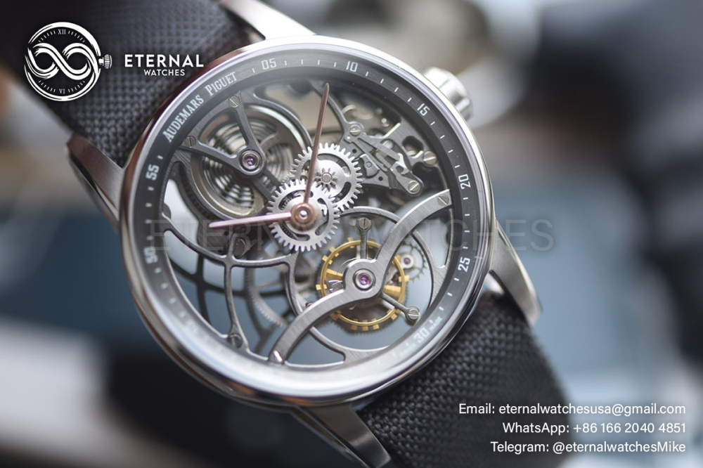 AUDEMARS PIGUET - Code11.59 26600CR 41mm SS/NY Skeleton Dial APSF Tourbillon