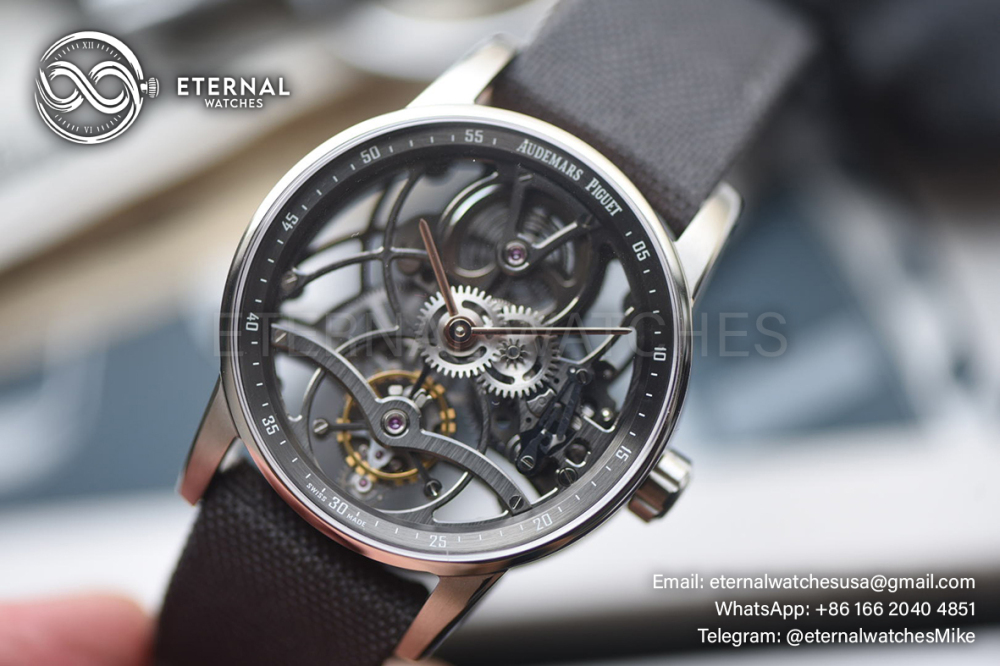 AUDEMARS PIGUET - Code11.59 26600CR 41mm SS/NY Skeleton Dial APSF Tourbillon