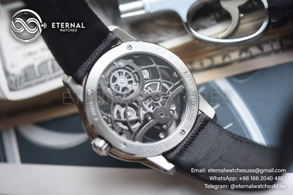 AUDEMARS PIGUET - Code11.59 26600CR 41mm SS/NY Skeleton Dial APSF Tourbillon