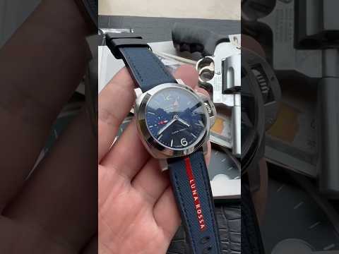 PANERAI - Luminor PAM1404 Bitempo GMT 40mm SS/NY Blue Dial VSF P900