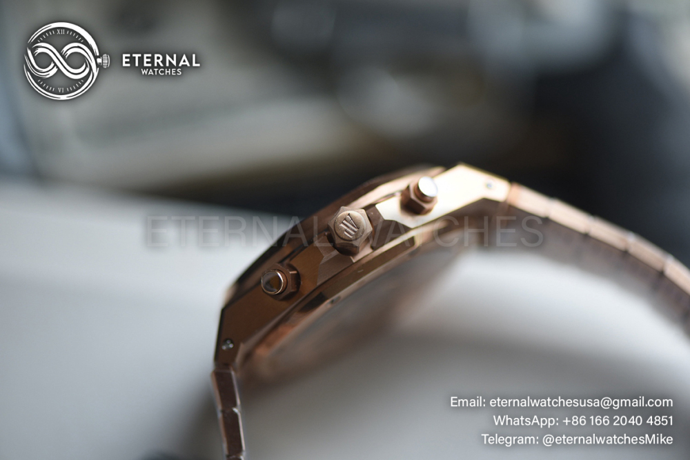 AUDEMARS PIGUET - Royal Oak Chrono 26240OR 41mm RG/RG Blue Dial APS SH4401 (SW Dial)