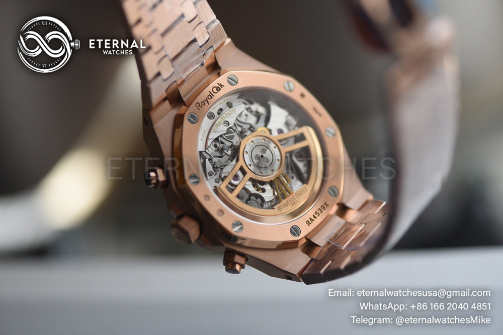 AUDEMARS PIGUET - Royal Oak Chrono 26240OR 41mm RG/RG Blue Dial APS SH4401 (SW Dial)