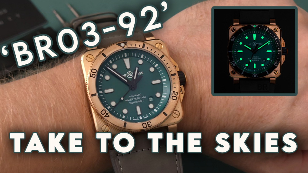 BELL & ROSS - BR03-92 42mm Diver BR/LE Green/Sticks Miyota 9015