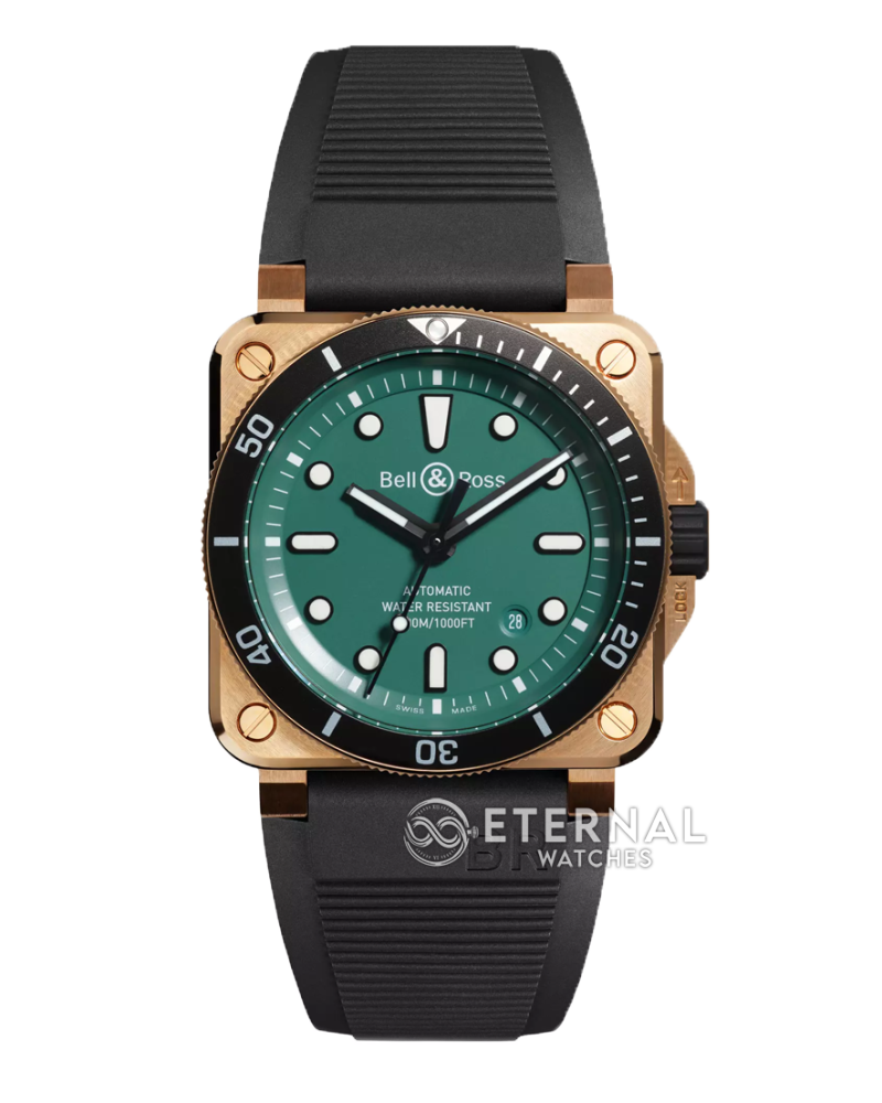 BELL & ROSS - BR03-92 42mm Diver BR/LE Green/Sticks Miyota 9015