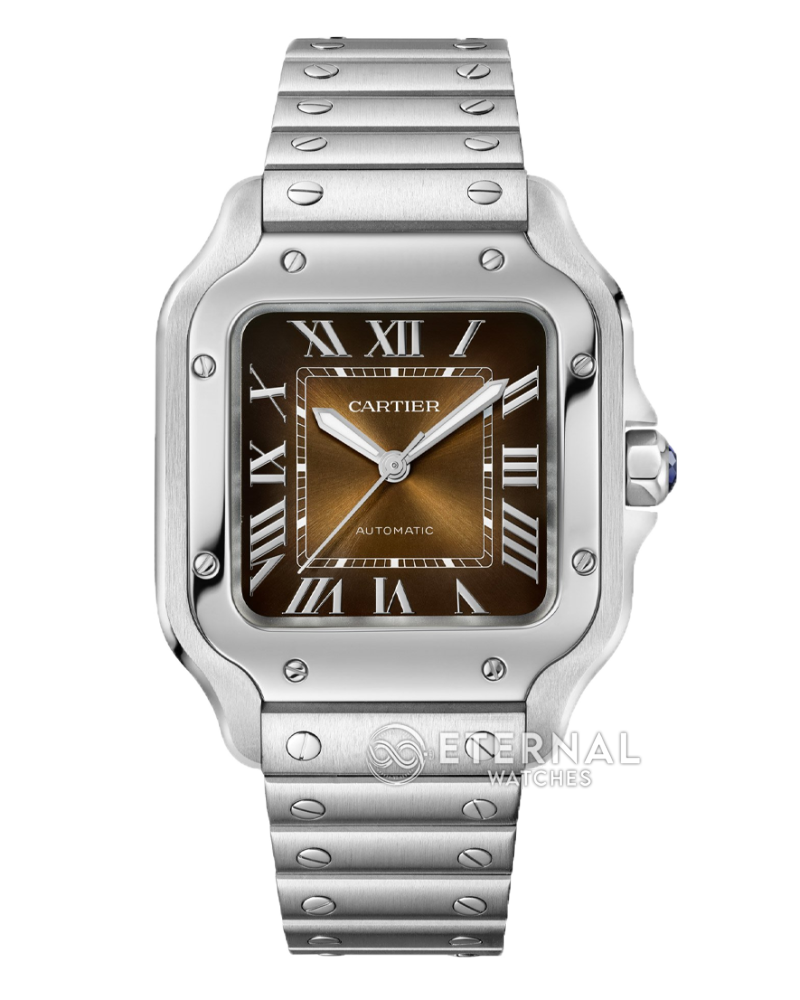 CARTIER - Santos De Cartier 40mm XL SS/SS Brown Dial BVF MY9015