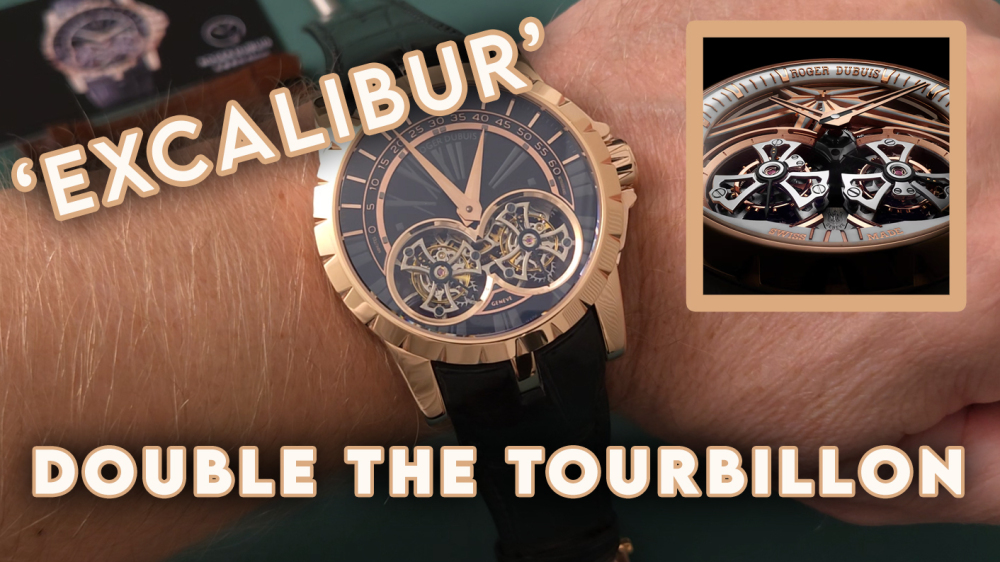 ROGER DUBUIS - Excalibur Double Flying Tourb RDDBEX0249 RG/LE Blk BBR