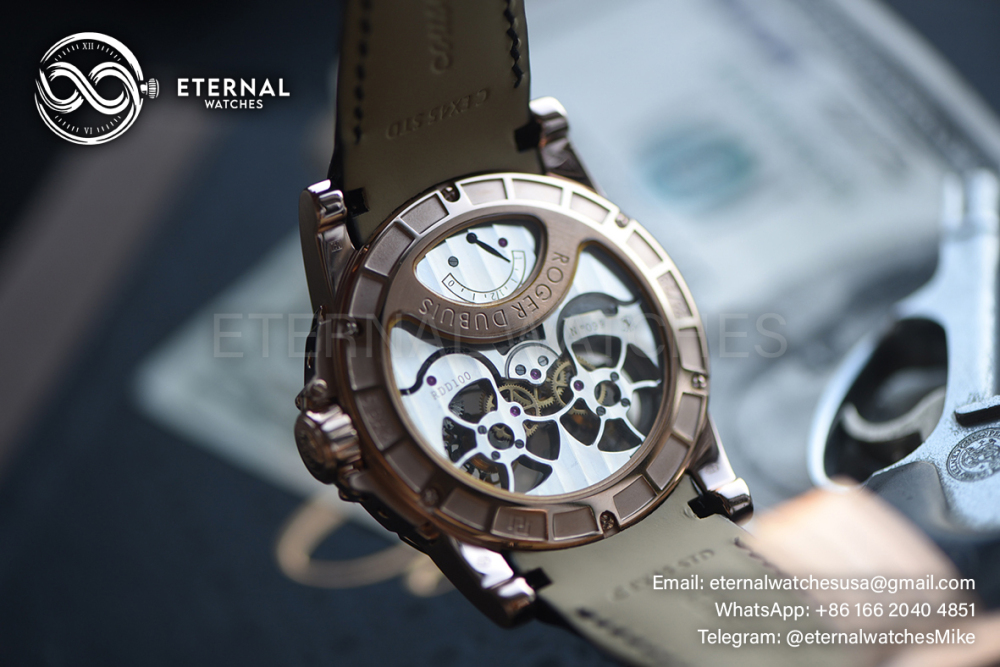 ROGER DUBUIS - Excalibur Double Flying Tourbillon RDDBEX0249 RG/LE Blk BBR