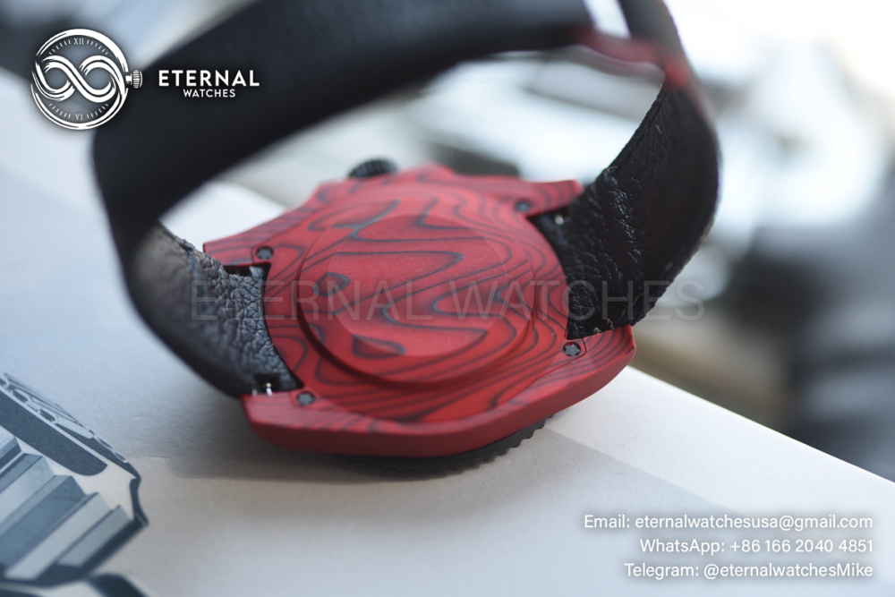 ROLEX - Submariner DiW 40mm Forged Carbon/NY Red Dial VSF VS3135