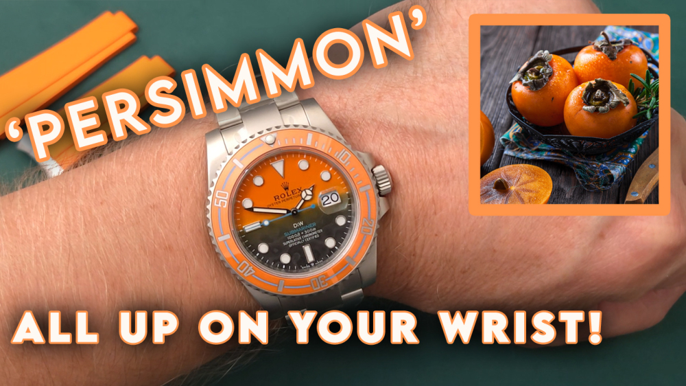 ROLEX - Submariner DIW Persimmon 40mm 904L SS/SS Orange/Blk Dial VSF VS3135