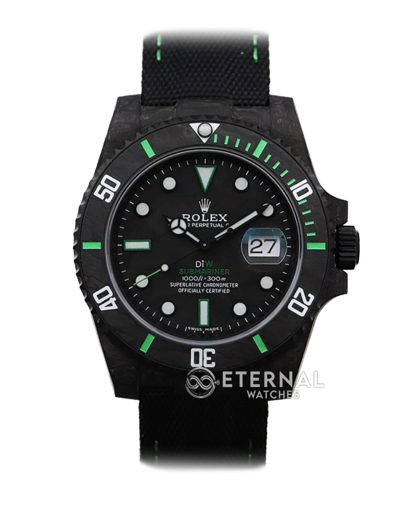 ROLEX - Submariner DIW 40MM Carbon/NY Black/Green VSF VS3135