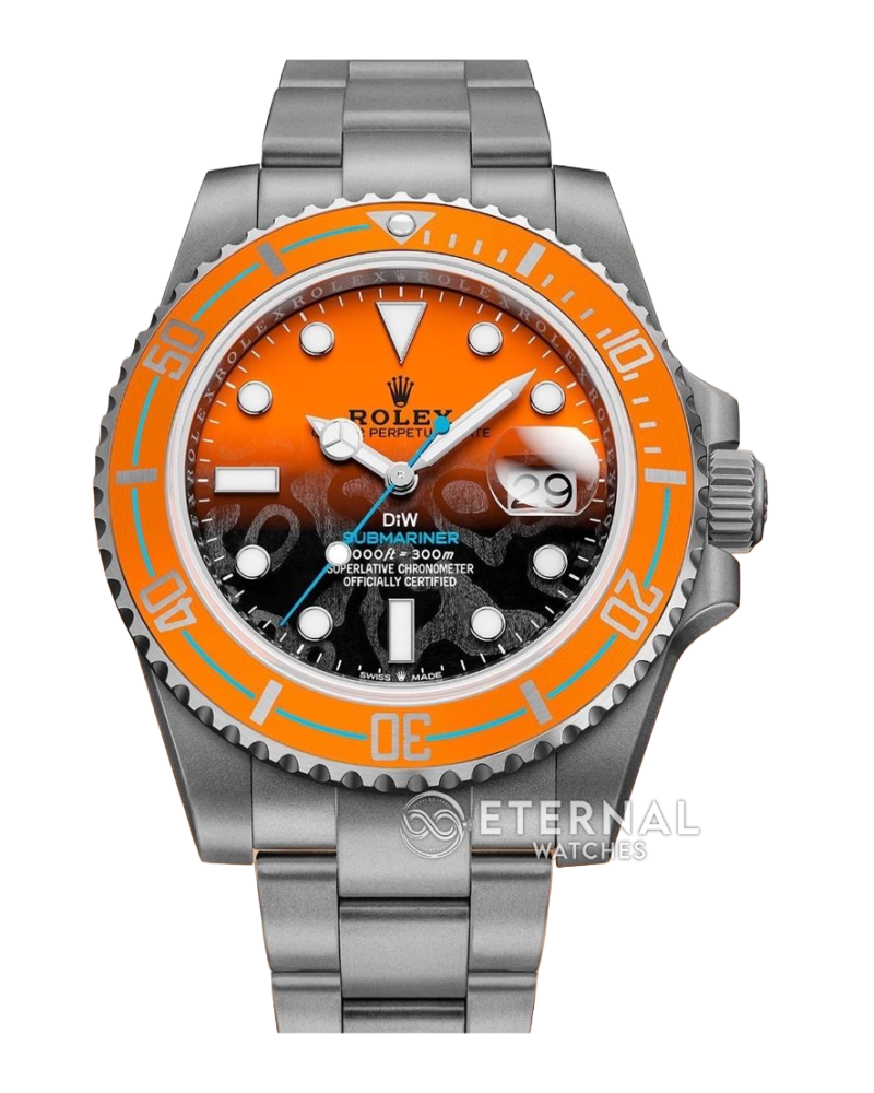 ROLEX - Submariner DIW Persimmon 40mm 904L SS/SS Orange/Blk Dial VSF VS3135