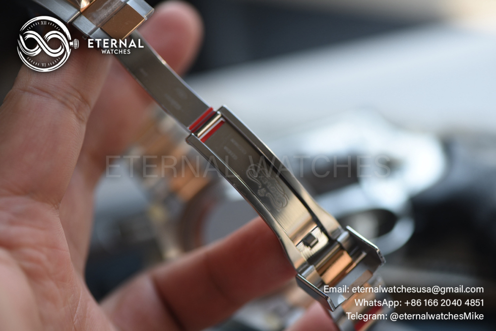 ROLEX - SUPER CLONE GMT Master II 126711CHNR Root Beer Oyster 40mm SS/RG Black Dial VSF DD3285 (Weight Adjusted)