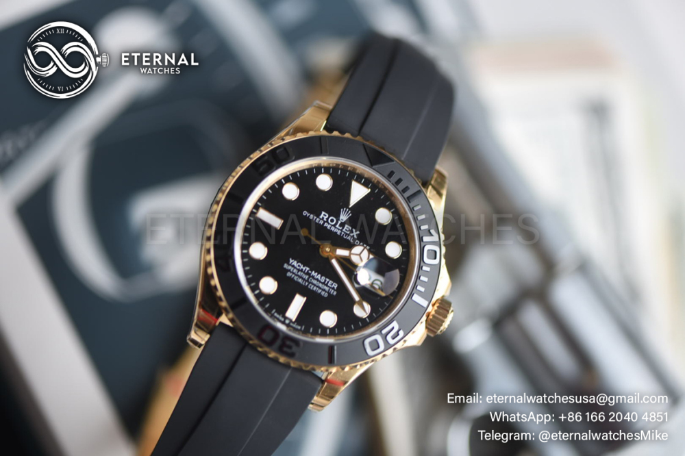 ROLEX - Yacht-Master 226658 42mm YG/RU Black/Dot V3 VSF DD3235 (Weight Adjusted)