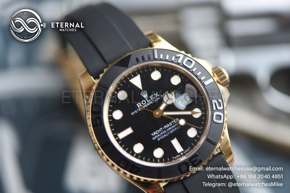 ROLEX - Yacht-Master 226658 42mm YG/RU Black/Dot V3 VSF DD3235 (Weight Adjusted)