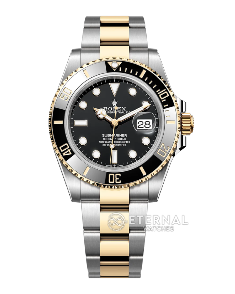 ROLEX - SUPER CLONE Submariner 126613LN 41mm YG/SS Black Dial VSF V2 DD3235 (Weight Adjusted)