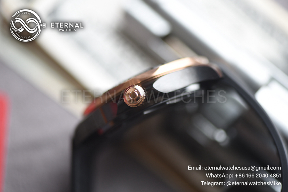 OMEGA - SUPER CLONE Seamaster 300m 43.5mm RG Ceramic/RU Black Dial VSF A8806