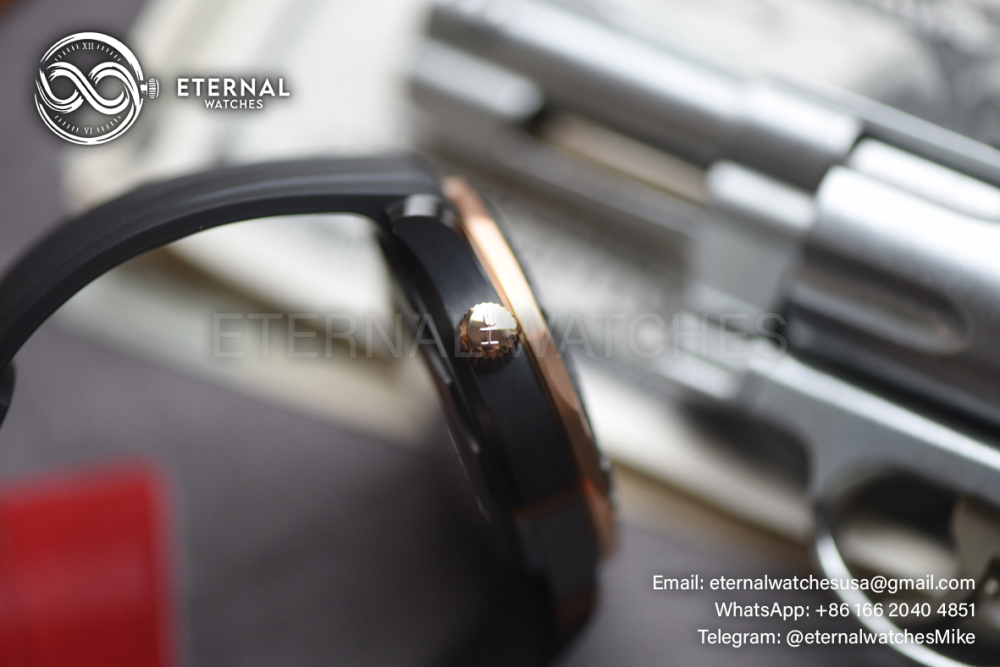 OMEGA - SUPER CLONE Seamaster 300m 43.5mm RG Ceramic/RU Black Dial VSF A8806