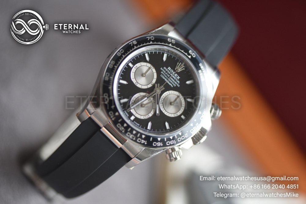 ROLEX - Daytona 126519 40mm SS/RU Black/Stk VSF V2 DD4131(Weight Adjusted)