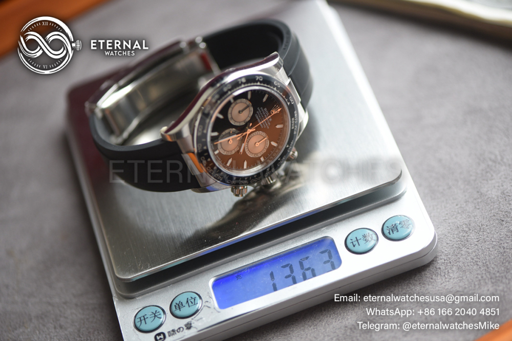 ROLEX - Daytona 126519 40mm SS/RU Black/Stk VSF V2 DD4131(Weight Adjusted)