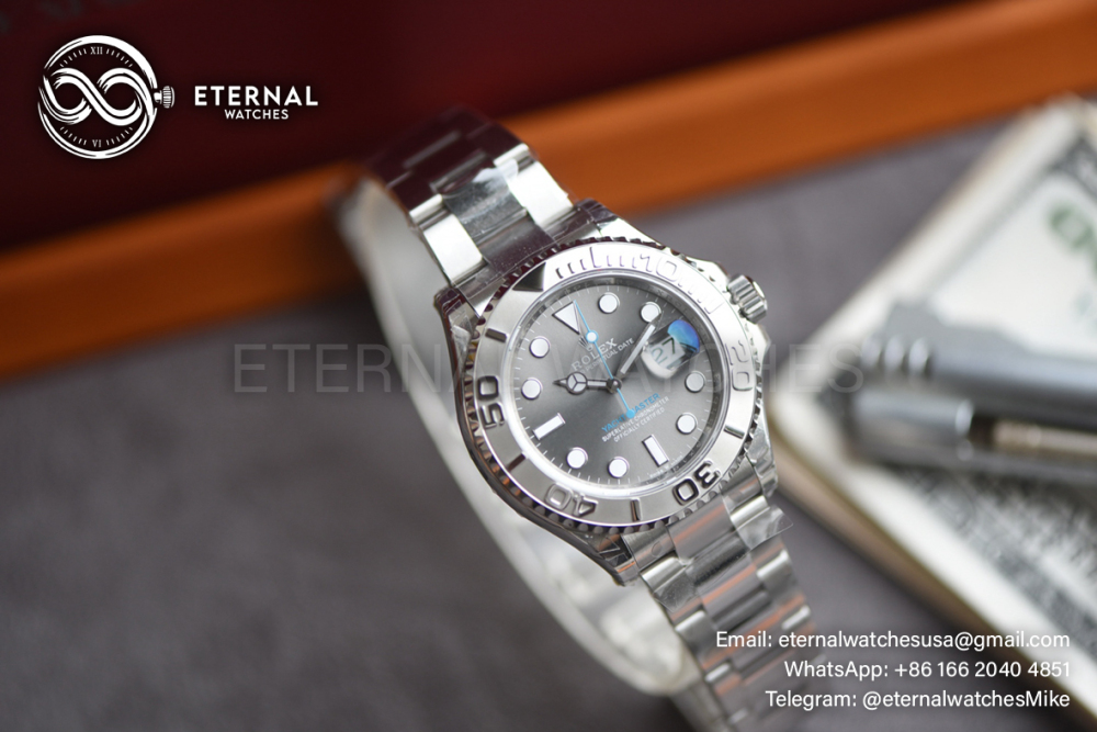 ROLEX - SUPER CLONE Yacht-Master 126622 40mm SS/SS Grey/Dot VSF DD3235