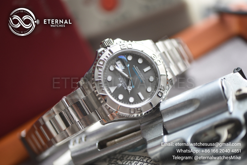 ROLEX - SUPER CLONE Yacht-Master 126622 40mm SS/SS Grey/Dot VSF DD3235