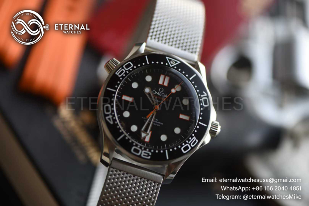 OMEGA - SUPER CLONE Seamaster 300m 42mm 2025 SS/SS Black Dial VSF VS8806