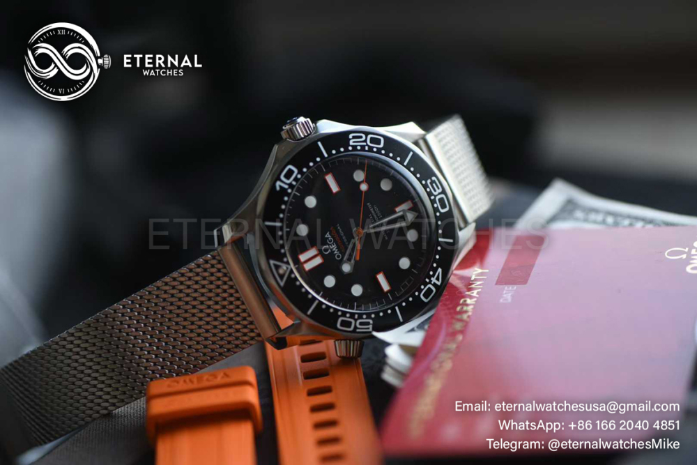 OMEGA - SUPER CLONE Seamaster 300m 42mm 2025 SS/SS Black Dial VSF VS8806