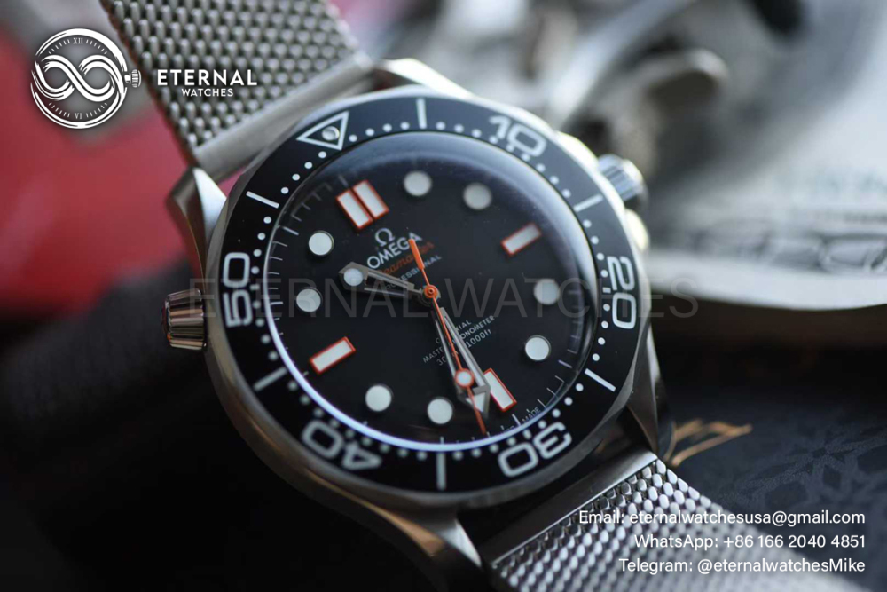 OMEGA - SUPER CLONE Seamaster 300m 42mm 2025 SS/SS Black Dial VSF VS8806