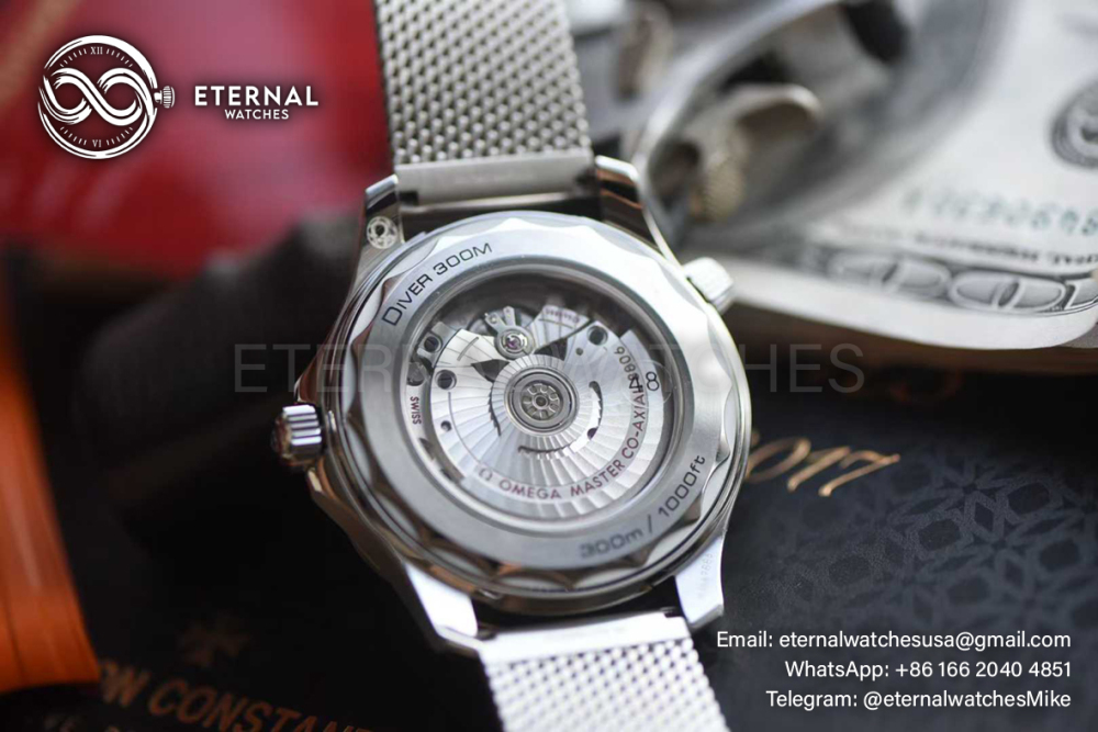 OMEGA - SUPER CLONE Seamaster 300m 42mm 2025 SS/SS Black Dial VSF VS8806