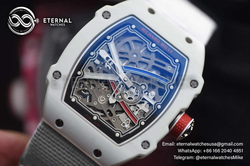 RICHARD MILLE - VAUCHER SUPER CLONE RM67-02 Alexis Pinturault Extra Flat White
