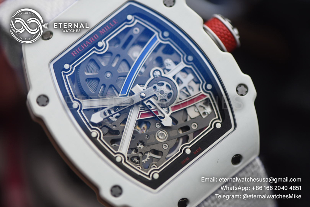 RICHARD MILLE - VAUCHER SUPER CLONE RM67-02 Alexis Pinturault Extra Flat White