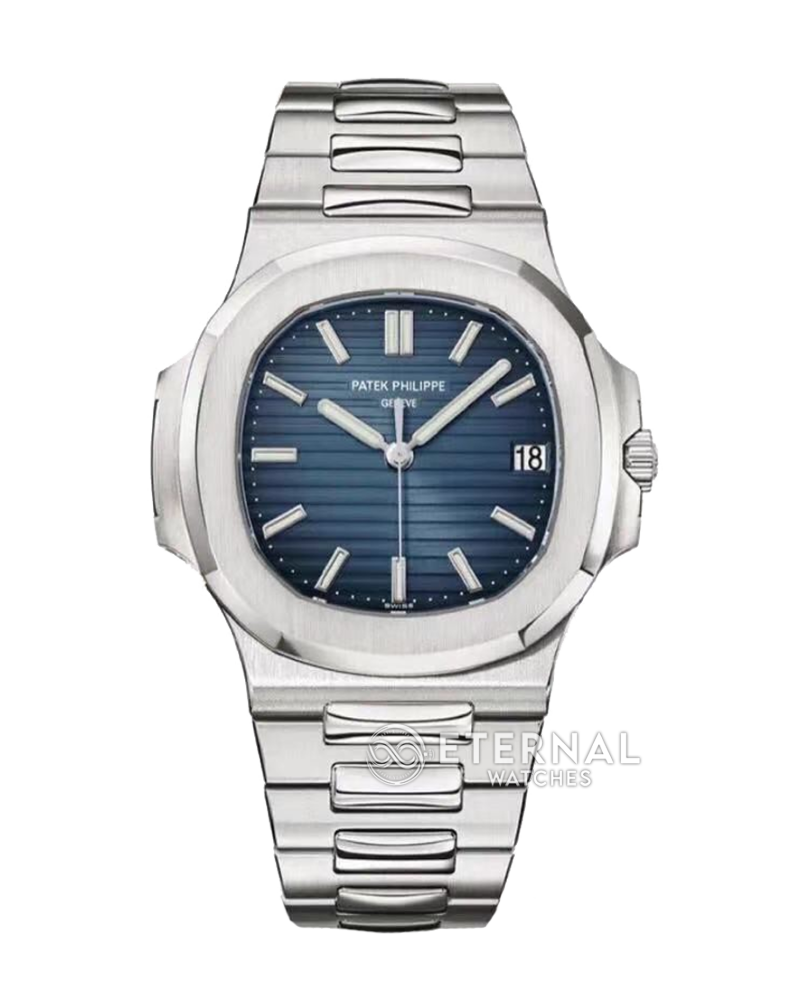 PATEK PHILIPPE - SUPER CLONE Nautilus 5811 41mm SS/SS Blue/Stk DDF DD330 (Weight Adjusted)