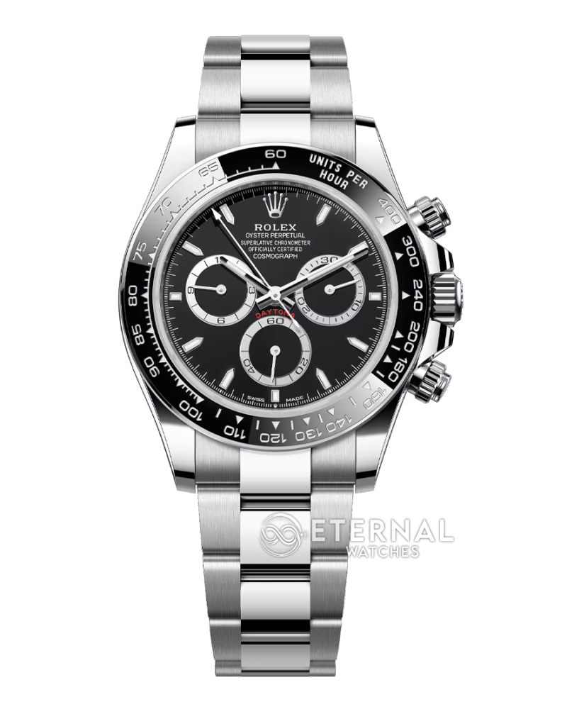 ROLEX - SUPER CLONE Daytona 126500 40mm SS Black Dial 4131