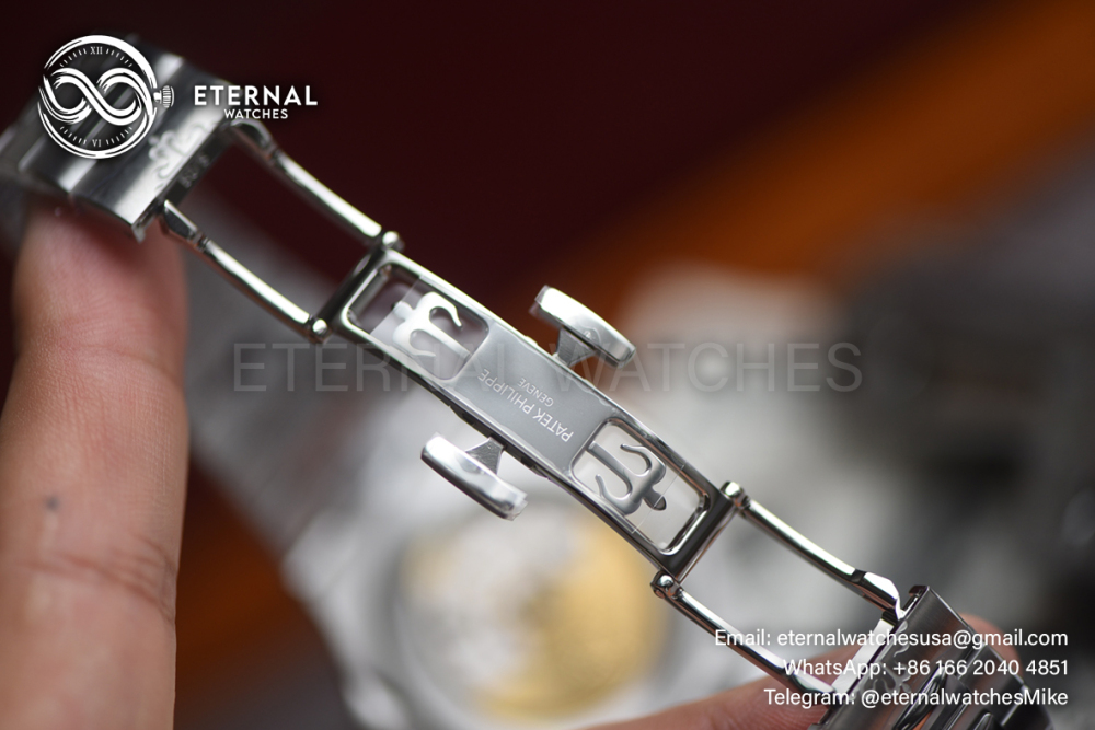 PATEK PHILIPPE - SUPER CLONE Nautilus 5811 41mm SS/SS Blue/Stk DDF DD330 (Weight Adjusted)