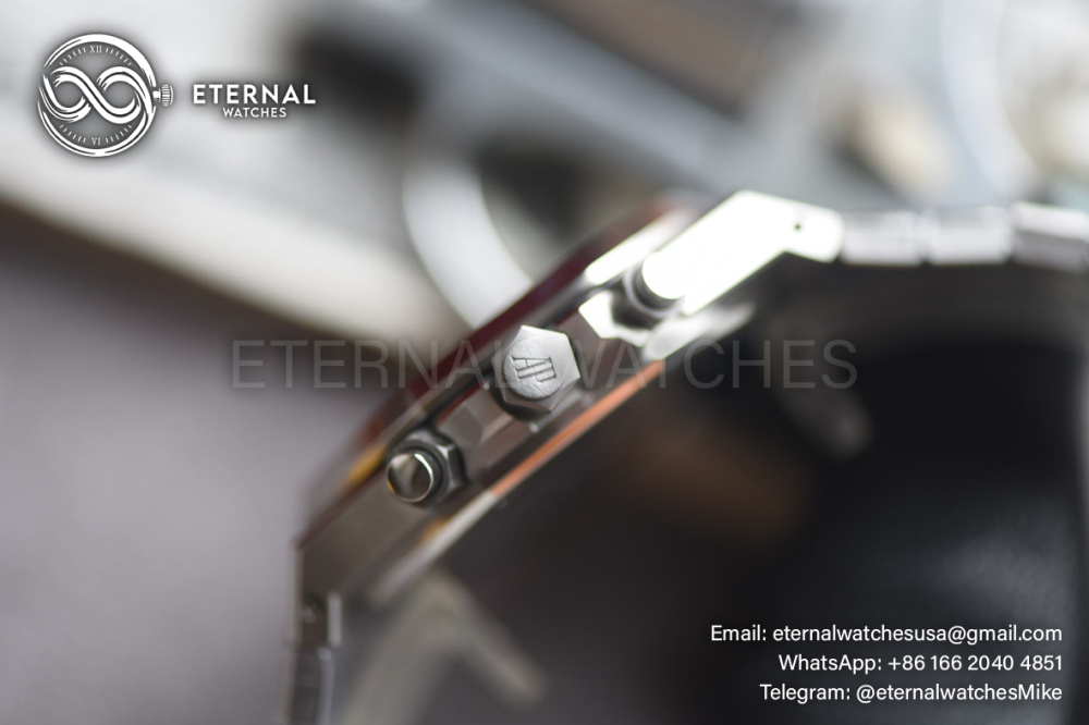 AUDEMARS PIGUET - SUPER CLONE Royal Oak Chronograph 26331ST 41mm SS/SS White/Blk APSF DD4801