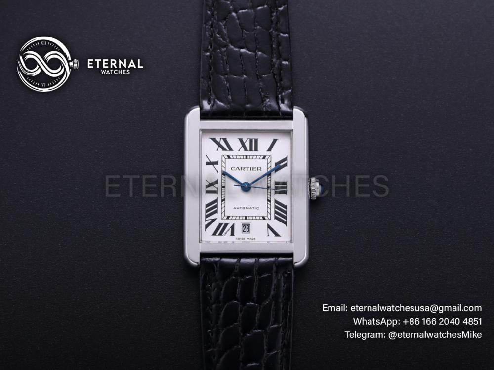 CARTIER - Tank Solo 41mm SS/LE White Dial Original Citizen 9015