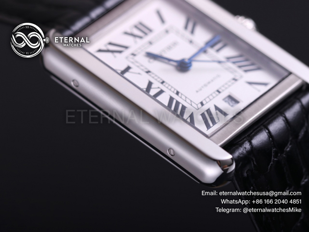 CARTIER - Tank Solo 41mm SS/LE White Dial Original Citizen 9015