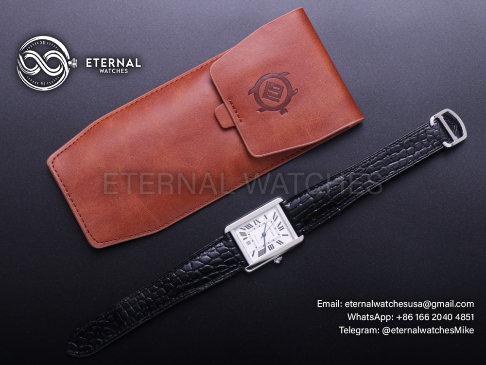 CARTIER - Tank Solo 41mm SS/LE White Dial Original Citizen 9015