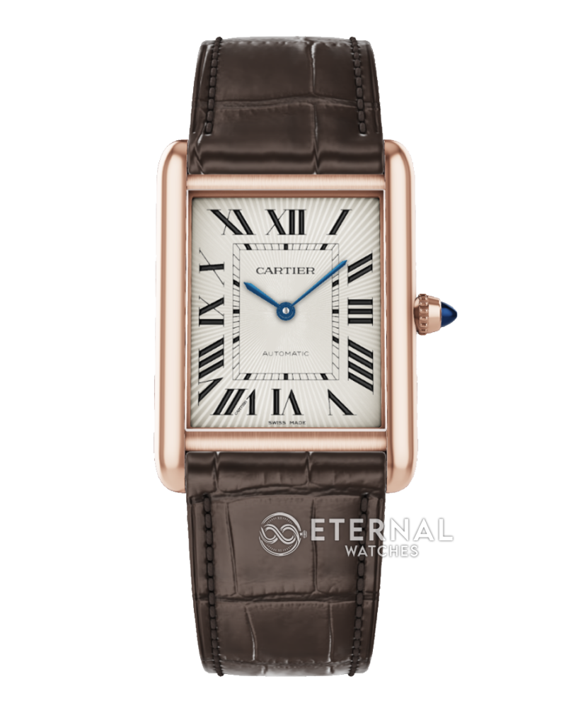 CARTIER - Tank Solo 41mm RG/LE White Dial Original Citizen 9015