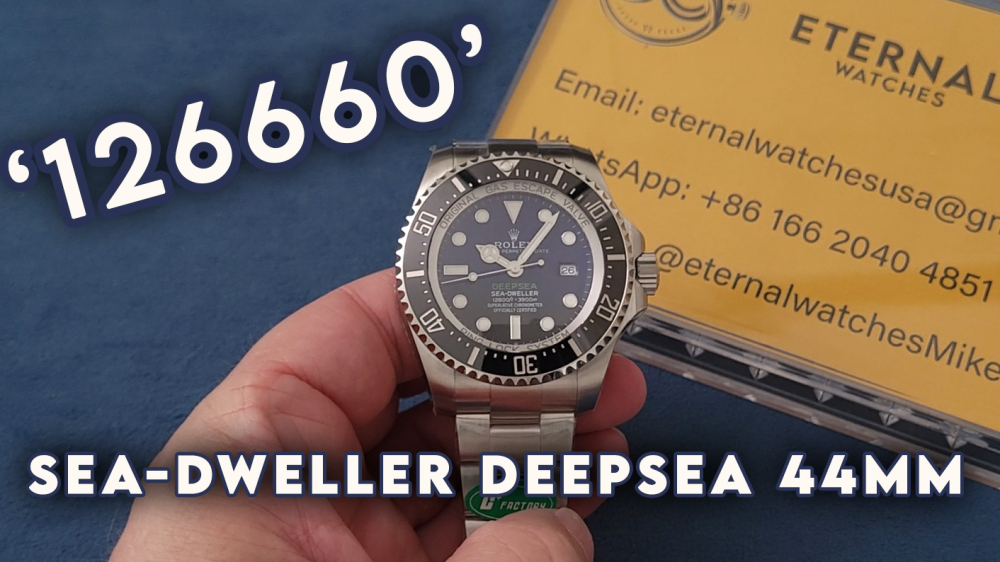 ROLEX - Sea-Dweller DeepSea 126660 44mm SS/SS Blue/Black C+ 3235