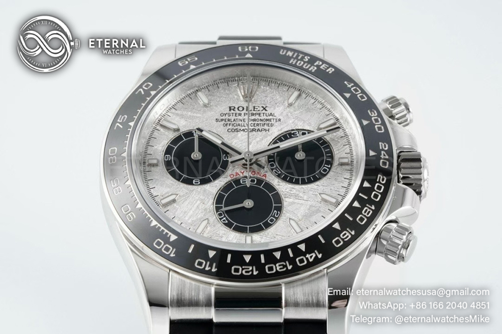 ROLEX - Daytona Cosmograph 126519 40mm SS/RU Meteorite/Black 3CF DD4131 (Weight Adjusted)