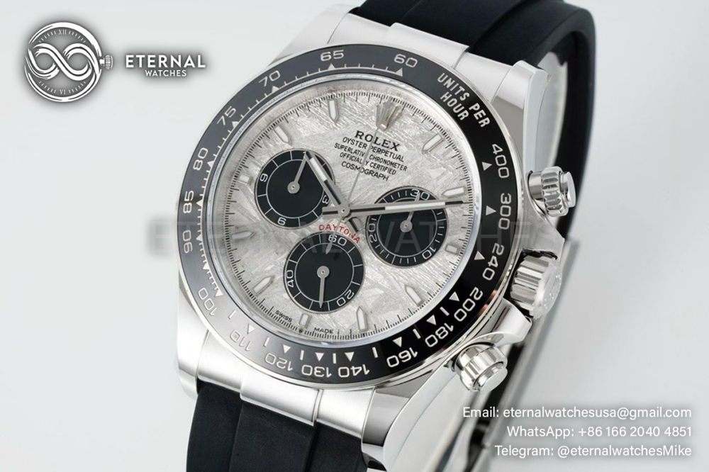 ROLEX - Daytona Cosmograph 126519 40mm SS/RU Meteorite/Black 3CF DD4131 (Weight Adjusted)