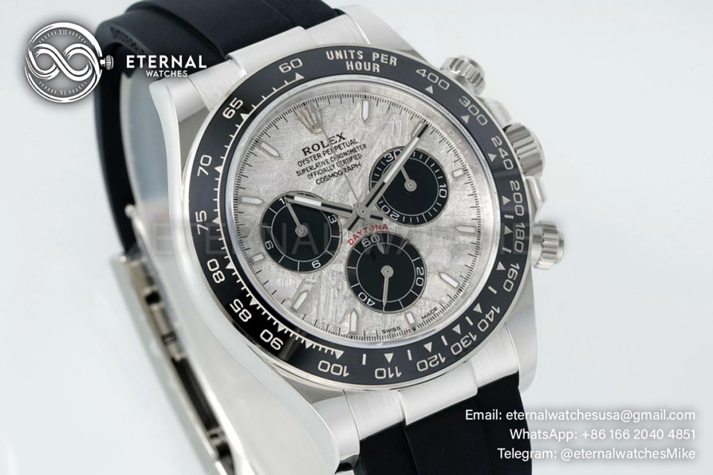 ROLEX - Daytona Cosmograph 126519 40mm SS/RU Meteorite/Black 3CF DD4131 (Weight Adjusted)